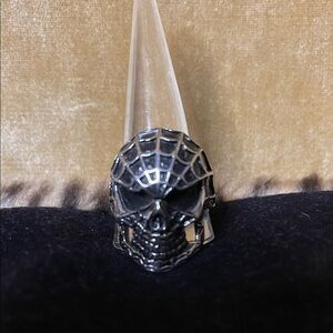 Black Spider-Man Stainless Skull Ring